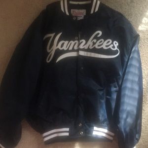Vintage Yankees Satin Bomber Jacket